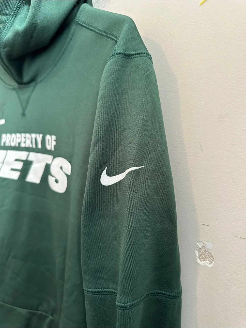 Nike NFL On Field Therma-FIT New York Jets Hoodie Youth XL 18/20 Green Fleece